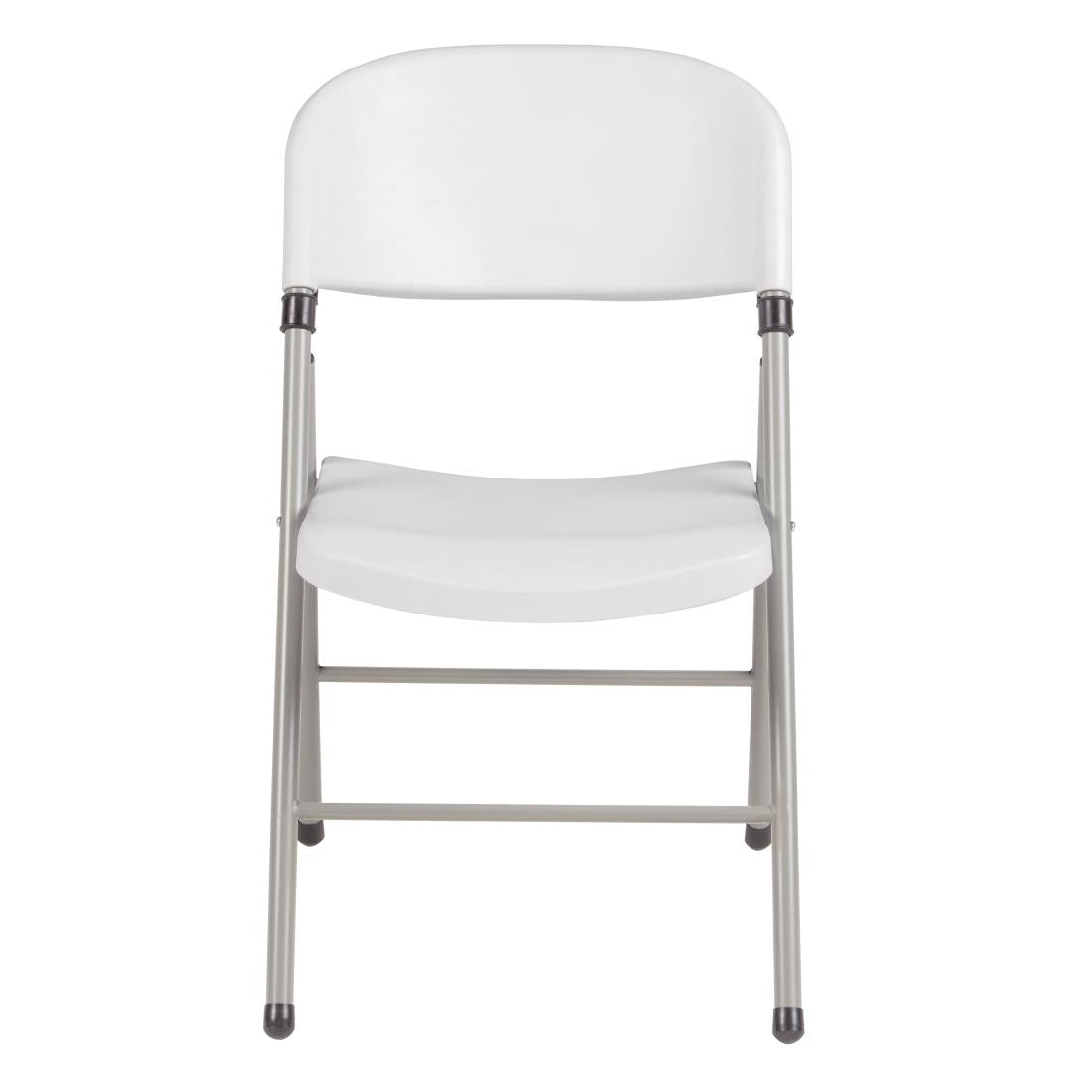 CE692 Bolero Foldaway Utility Chairs White (Pack of 2) JD Catering Equipment Solutions Ltd