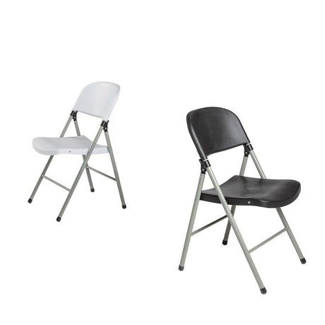 CE692 Bolero Foldaway Utility Chairs White (Pack of 2) JD Catering Equipment Solutions Ltd