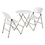 CE692 Bolero Foldaway Utility Chairs White (Pack of 2) JD Catering Equipment Solutions Ltd