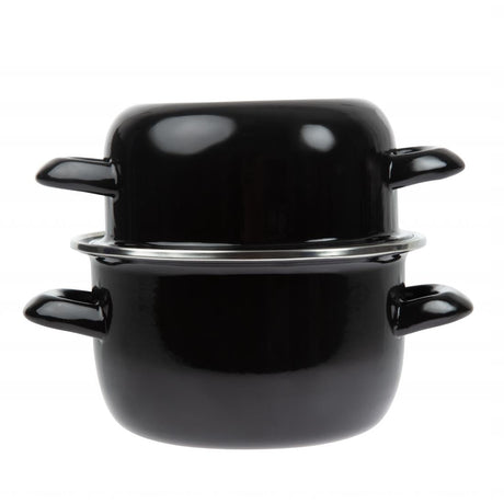 CF269 Olympia Mussel Pot Enamel Small JD Catering Equipment Solutions Ltd