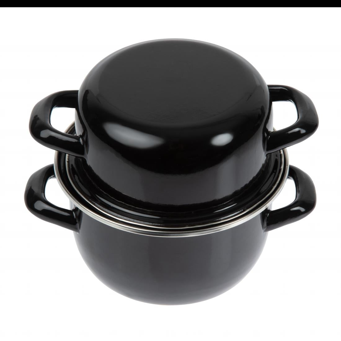 CF269 Olympia Mussel Pot Enamel Small JD Catering Equipment Solutions Ltd