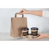 CF591 Fiesta Recyclable Brown Paper Carrier Bags Medium (Pack of 250) JD Catering Equipment Solutions Ltd