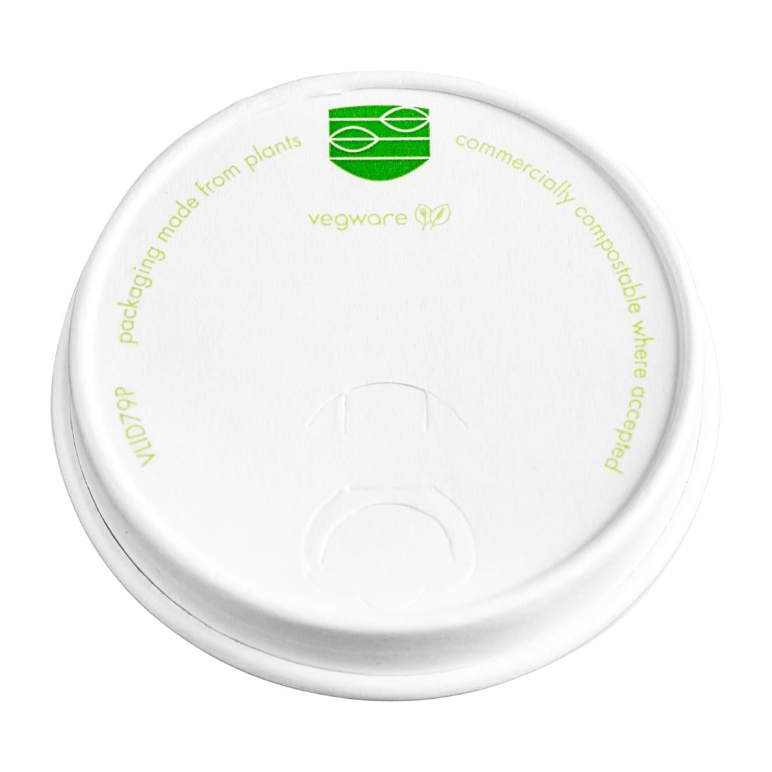 CF888 Vegware Compostable 79-Series Paper Hot Cup Lid (Pack of 1000) JD Catering Equipment Solutions Ltd