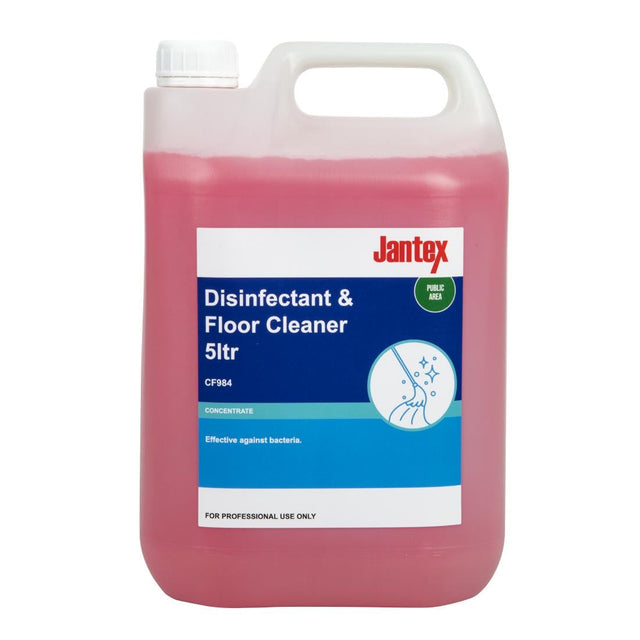 CF984 Jantex Cleaner and Disinfectant Concentrate 5Ltr JD Catering Equipment Solutions Ltd