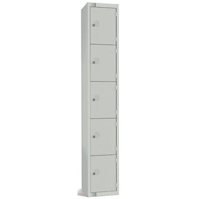 CG615-CN Elite Five Door Coin Return Locker Grey JD Catering Equipment Solutions Ltd