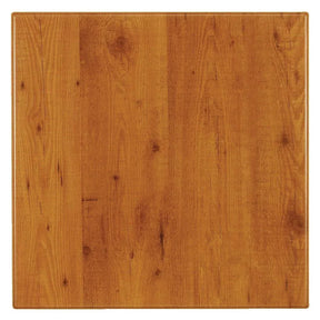 CG713 Werzalit Pre-drilled Square Table Top Pine 700mm - JD Catering Equipment Solutions Ltd