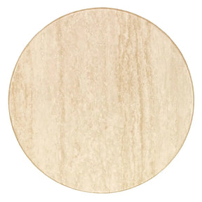 CG779 Werzalit Pre-drilled Round Table Top Travertin 800mm - JD Catering Equipment Solutions Ltd