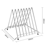 CH052 Hygiplas Heavy Duty Chopping Board Rack 7 Slots JD Catering Equipment Solutions Ltd