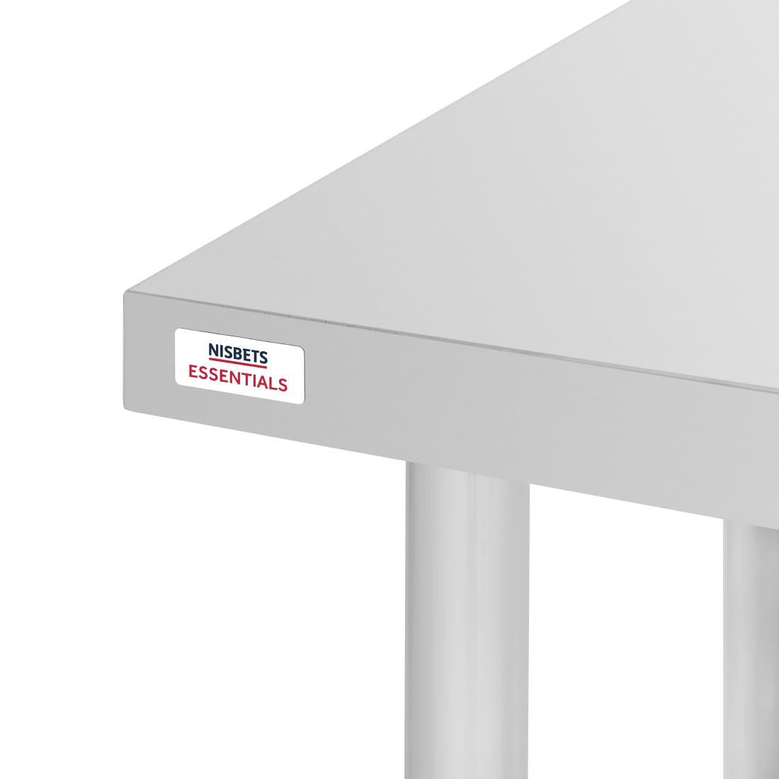 CH059 Nisbets Essentials Self Assembly Stainless Steel Table 800 x 600mm JD Catering Equipment Solutions Ltd