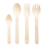 CH086 Fiesta Compostable Individually Wrapped Wooden Sporks (Pack of 500) JD Catering Equipment Solutions Ltd