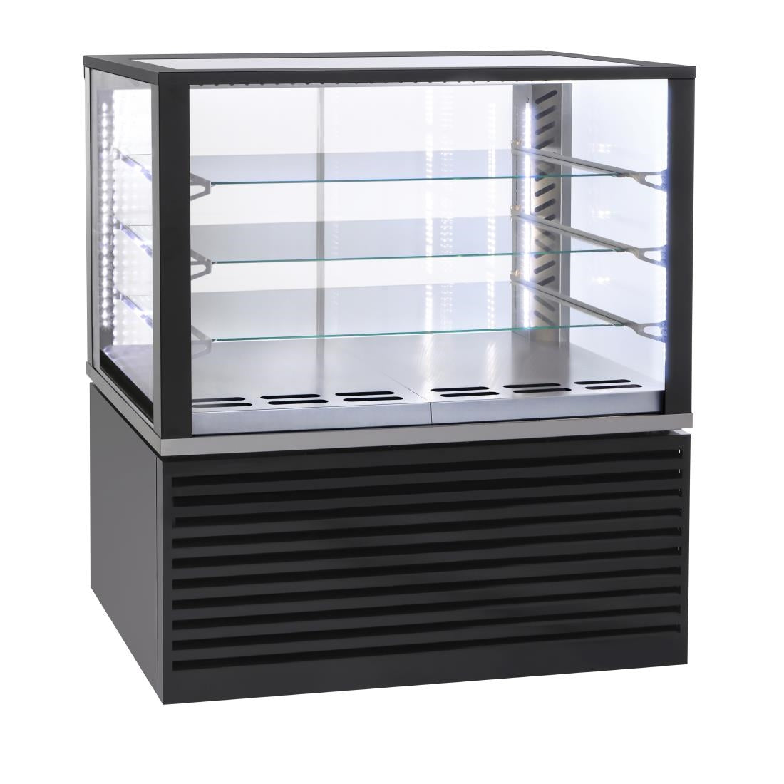 CH130 Roller Grill Panoramic Refrigerated Display Cabinet FSC1200 Black JD Catering Equipment Solutions Ltd