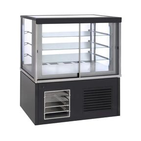 CH130 Roller Grill Panoramic Refrigerated Display Cabinet FSC1200 Black - JD Catering Equipment Solutions Ltd