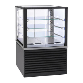 CH131 Roller Grill Panoramic Refrigerated Display Cabinet FSC800 Black - JD Catering Equipment Solutions Ltd