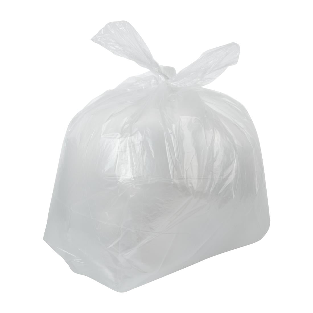 CH158 Jantex Light Duty Recycled Bin Bag 10kg 80ltr Clear (Pack of 200) JD Catering Equipment Solutions Ltd