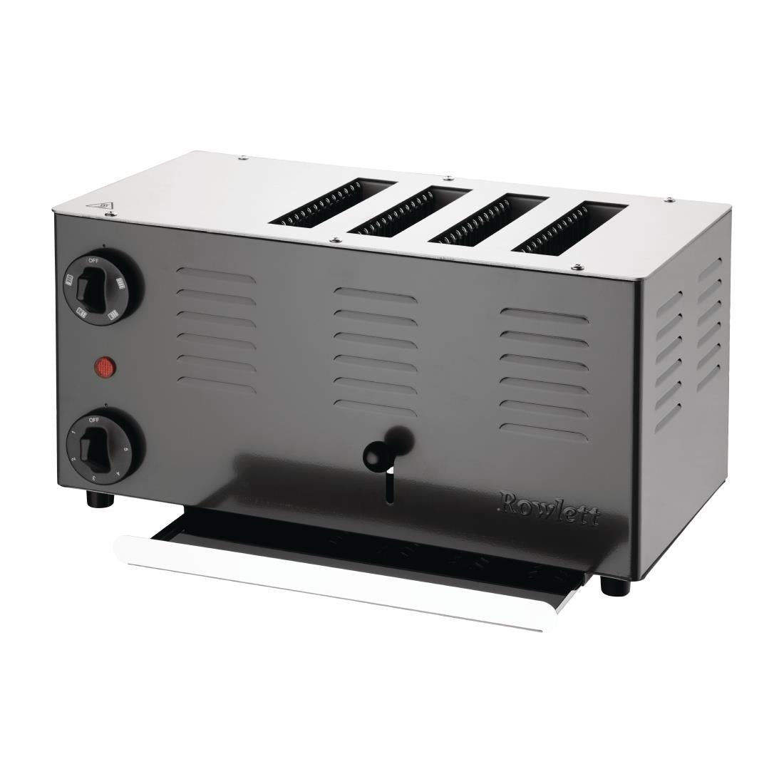 CH173 Rowlett Regent 4 Slot Toaster Jet Black with 2x Additional Elements JD Catering Equipment Solutions Ltd