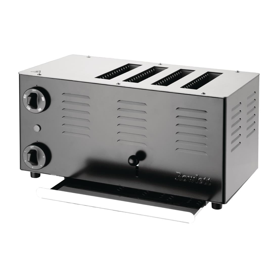 CH174 Rowlett Regent 4 Slot Toaster Quartz Grey with 2x Additional Elements JD Catering Equipment Solutions Ltd