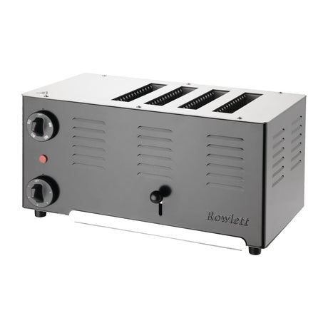 CH174 Rowlett Regent 4 Slot Toaster Quartz Grey with 2x Additional Elements JD Catering Equipment Solutions Ltd