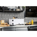 CH176 Rowlett Regent 6 Slot Toaster White with 2x Additional Elements JD Catering Equipment Solutions Ltd