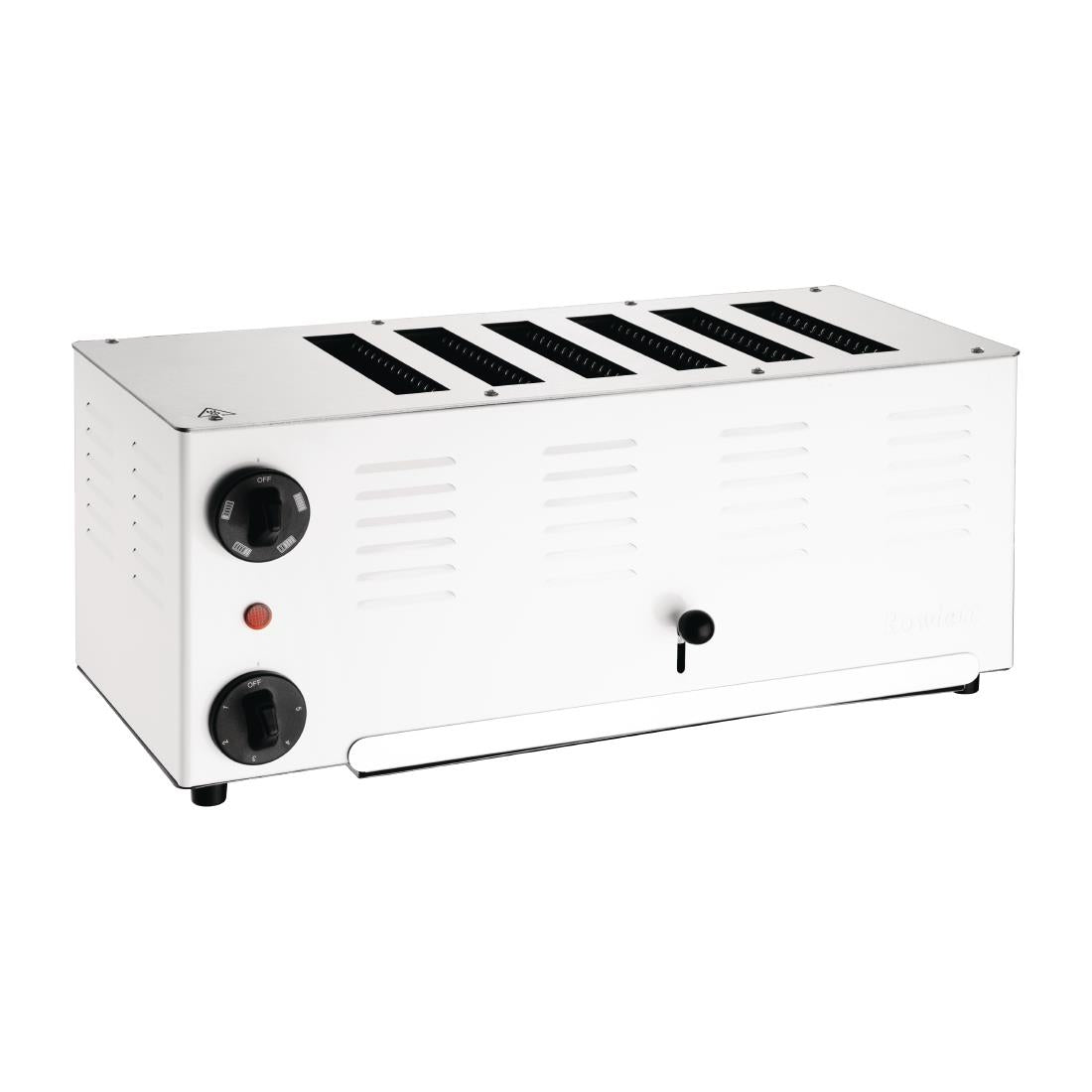 CH176 Rowlett Regent 6 Slot Toaster White with 2x Additional Elements JD Catering Equipment Solutions Ltd