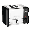 CH179 Rowlett Esprit 2 Slot Toaster Jet Black w/2 Additional Elements & Sandwich Cage JD Catering Equipment Solutions Ltd