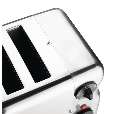 CH181 Rowlett Esprit 4 Slot Toaster Chrome w/2x Additional Elements & Sandwich Cage JD Catering Equipment Solutions Ltd