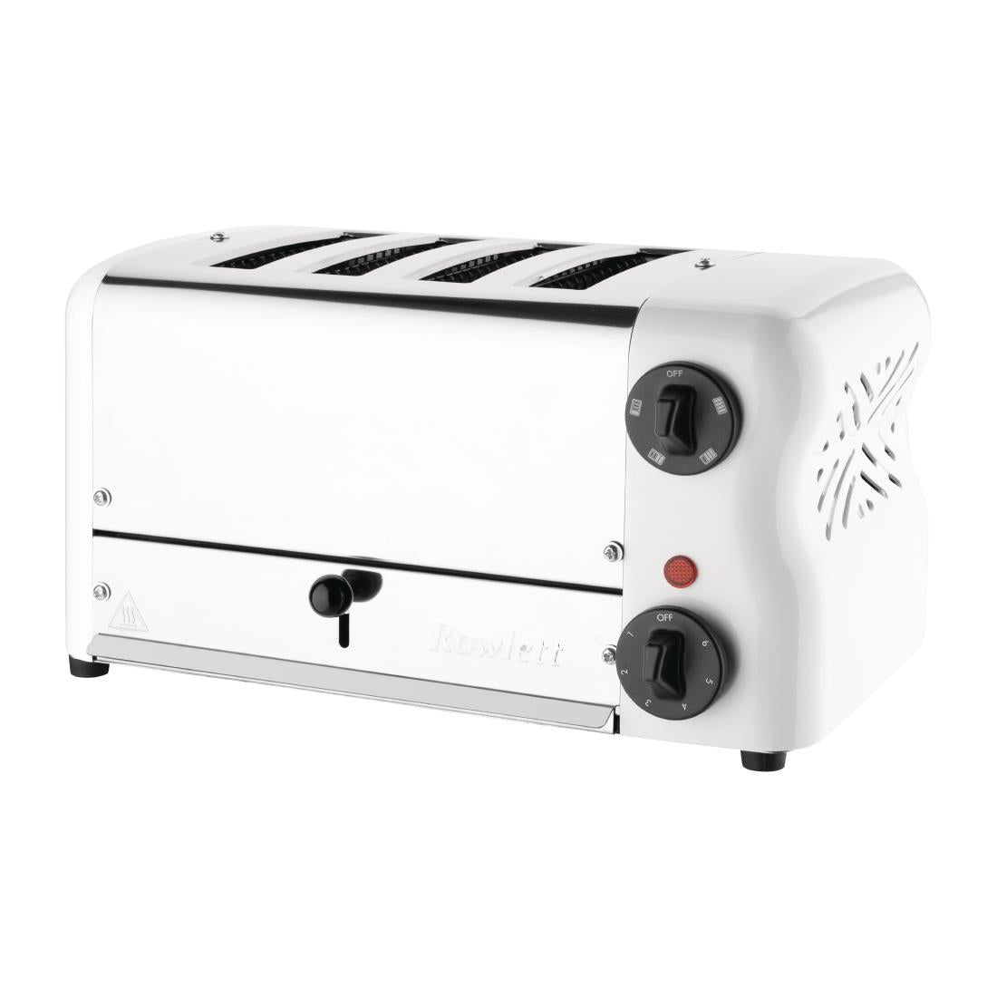 CH182 Rowlett Esprit 4 Slot Toaster White w/2x Additional Elements & Sandwich Cage JD Catering Equipment Solutions Ltd