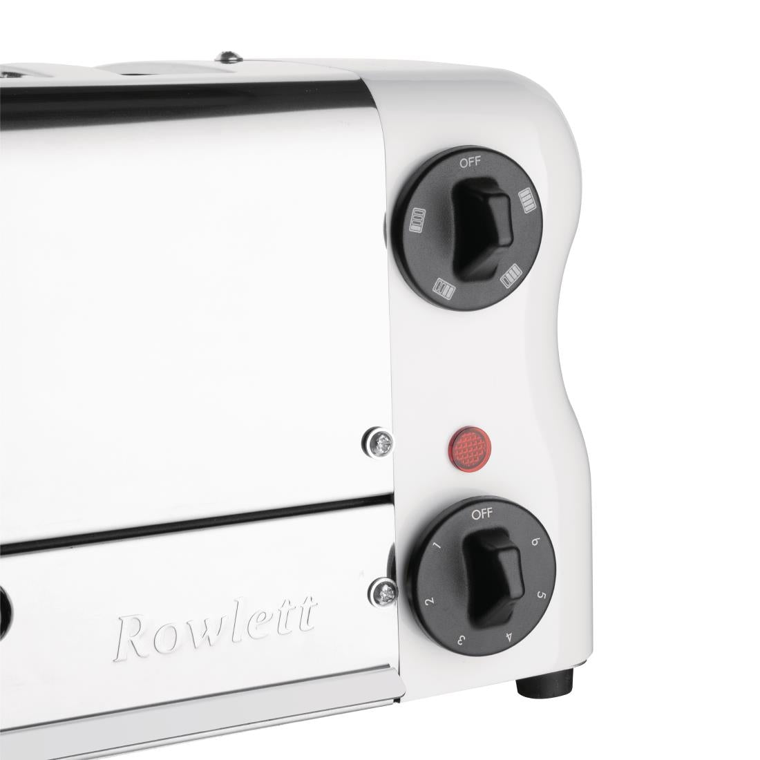 CH182 Rowlett Esprit 4 Slot Toaster White w/2x Additional Elements & Sandwich Cage JD Catering Equipment Solutions Ltd