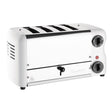 CH182 Rowlett Esprit 4 Slot Toaster White w/2x Additional Elements & Sandwich Cage JD Catering Equipment Solutions Ltd