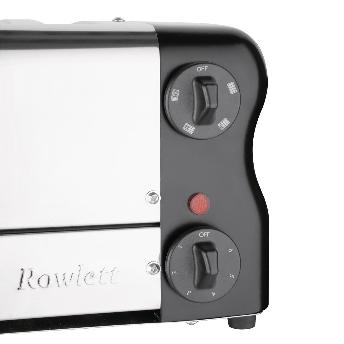 CH183 Rowlett Esprit 4 Slot Toaster Jet Black w/2x Additional Elements & Sandwich Cage JD Catering Equipment Solutions Ltd