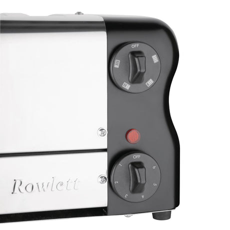 CH183 Rowlett Esprit 4 Slot Toaster Jet Black w/2x Additional Elements & Sandwich Cage JD Catering Equipment Solutions Ltd