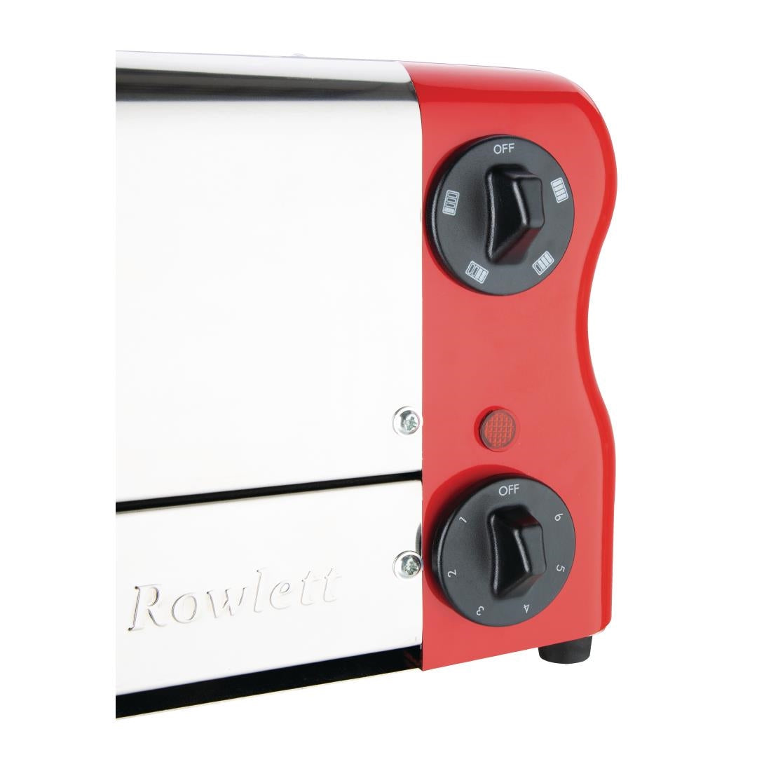CH184 Rowlett Esprit 4 Slot Toaster Traffic Red w/2x Additional Elements & Sandwich Cage JD Catering Equipment Solutions Ltd