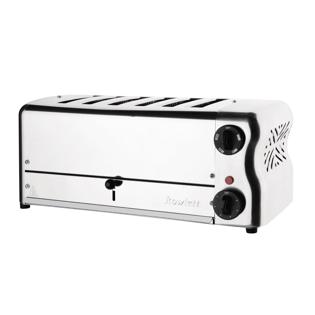 CH185 Rowlett Esprit 6 Slot Toaster Chrome w/2x Additional Elements & Sandwich Cage JD Catering Equipment Solutions Ltd