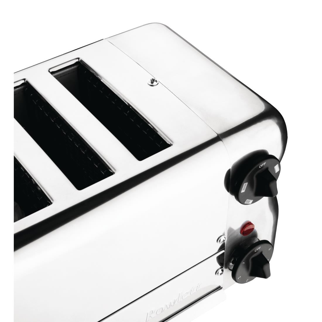 CH185 Rowlett Esprit 6 Slot Toaster Chrome w/2x Additional Elements & Sandwich Cage JD Catering Equipment Solutions Ltd