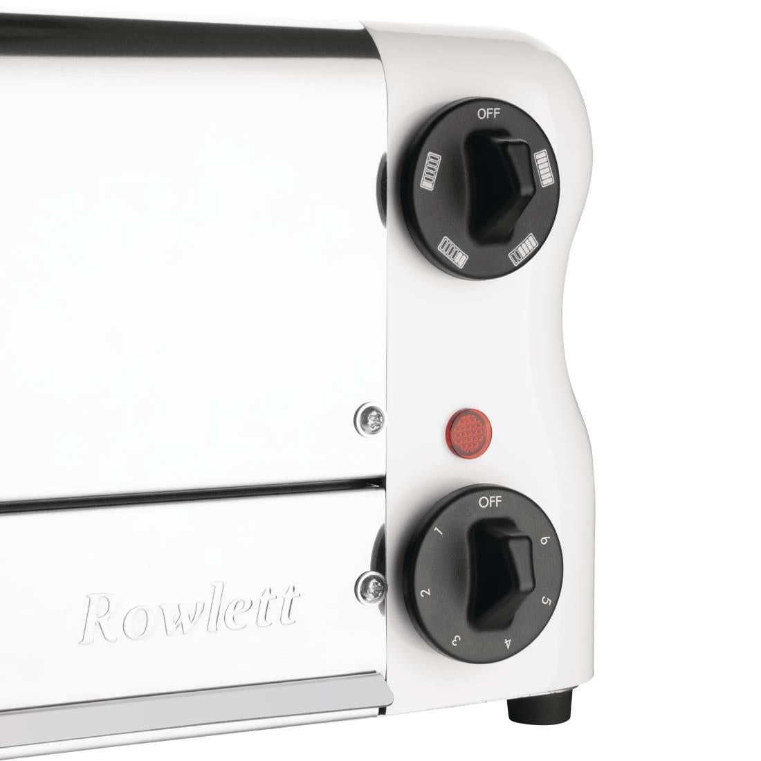 CH186 Rowlett Esprit Toaster White 6 Slot w/2x Additional Elements & Sandwich Cage JD Catering Equipment Solutions Ltd