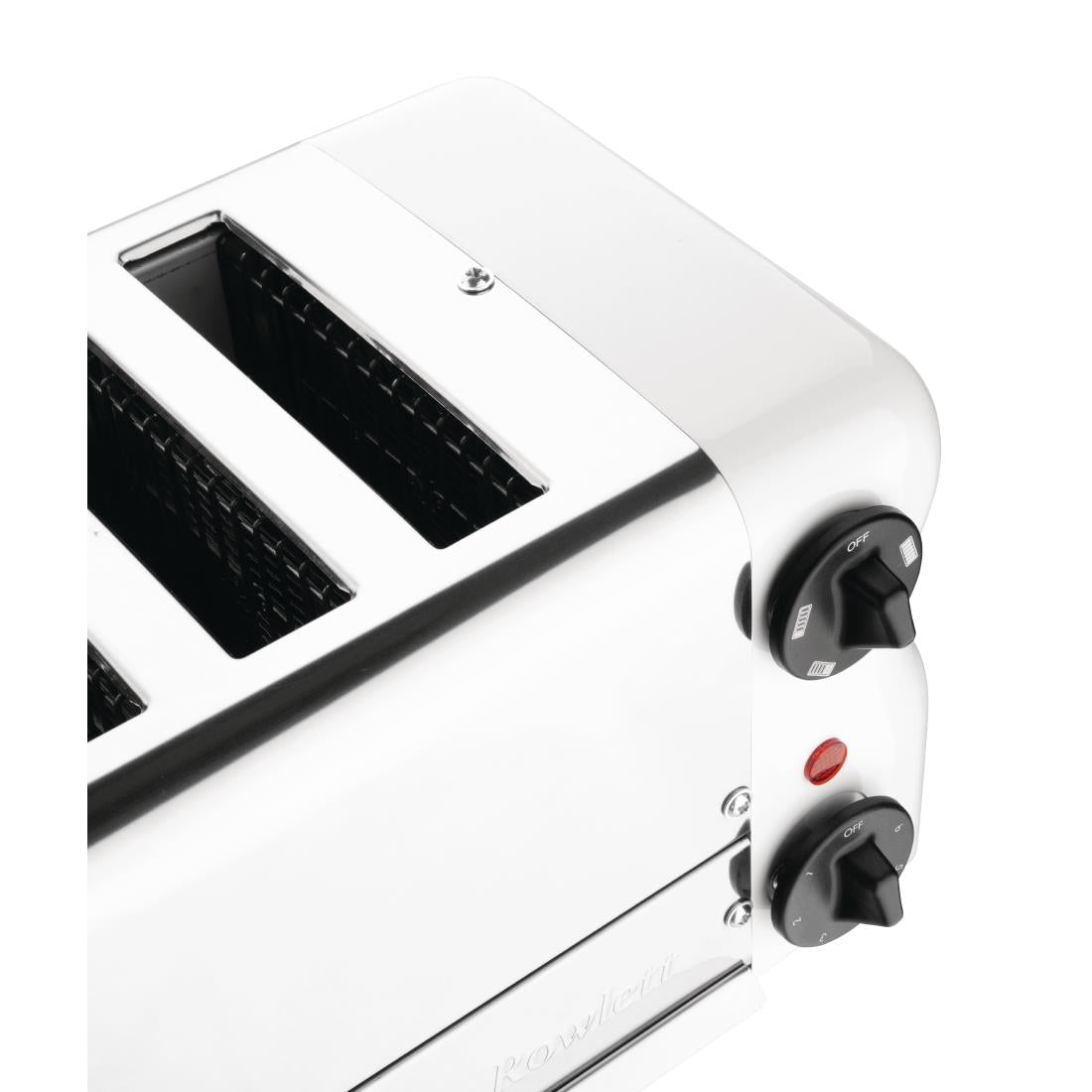 CH186 Rowlett Esprit Toaster White 6 Slot w/2x Additional Elements & Sandwich Cage JD Catering Equipment Solutions Ltd