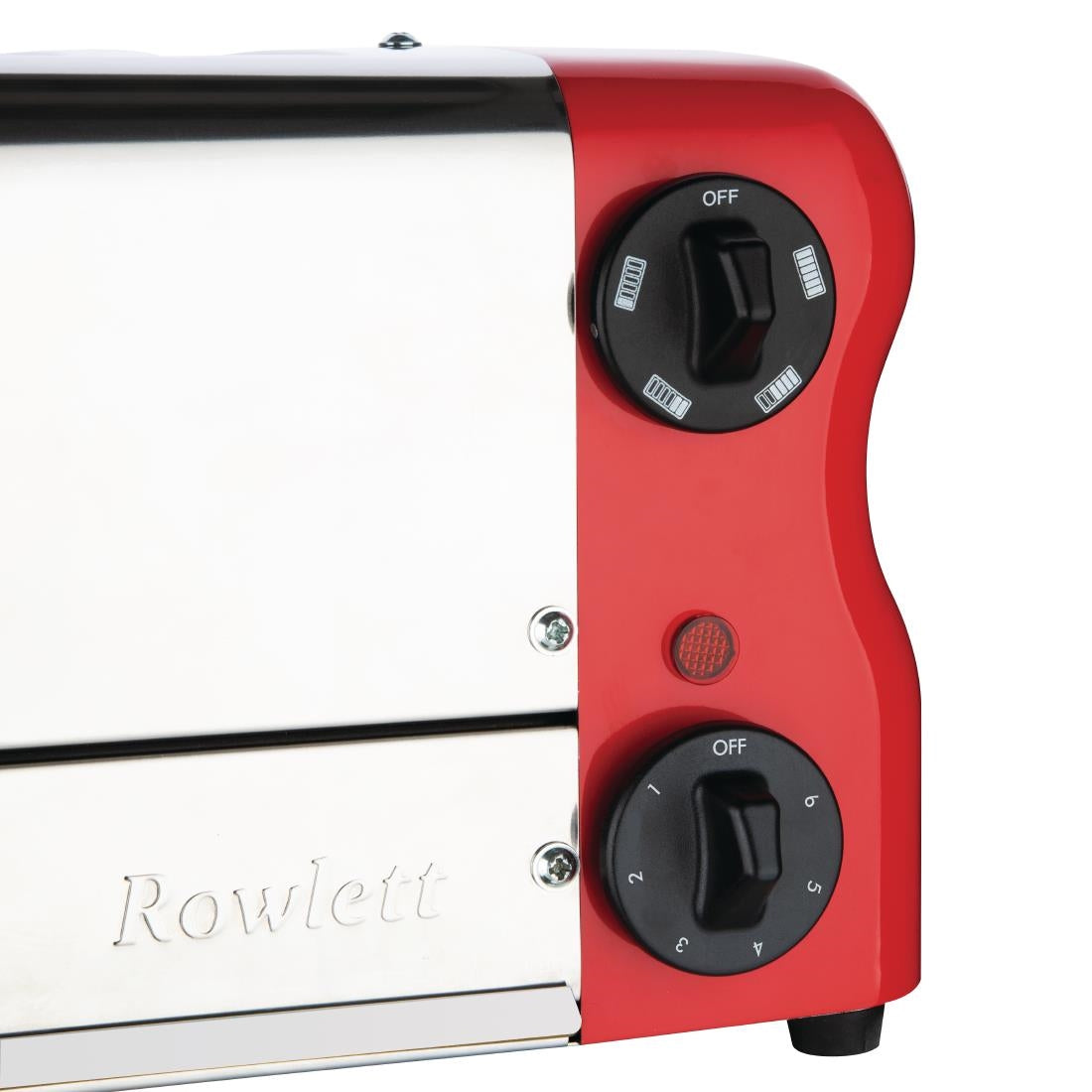 CH188 Rowlett Esprit 6 Slot Toaster Traffic Red w/2x Additional Elements & Sandwich Cage JD Catering Equipment Solutions Ltd