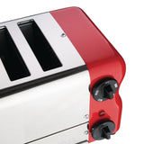 CH188 Rowlett Esprit 6 Slot Toaster Traffic Red w/2x Additional Elements & Sandwich Cage JD Catering Equipment Solutions Ltd