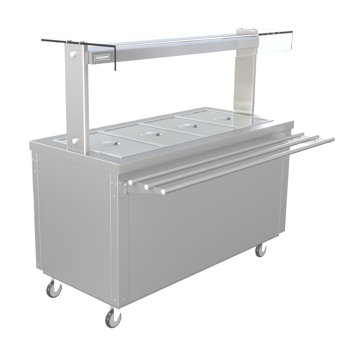 CH192 Parry Flexi-Serve Hot Cupboard with Wet Bain Marie Top and Quartz Heated Gantry FS-HBW4PACK JD Catering Equipment Solutions Ltd