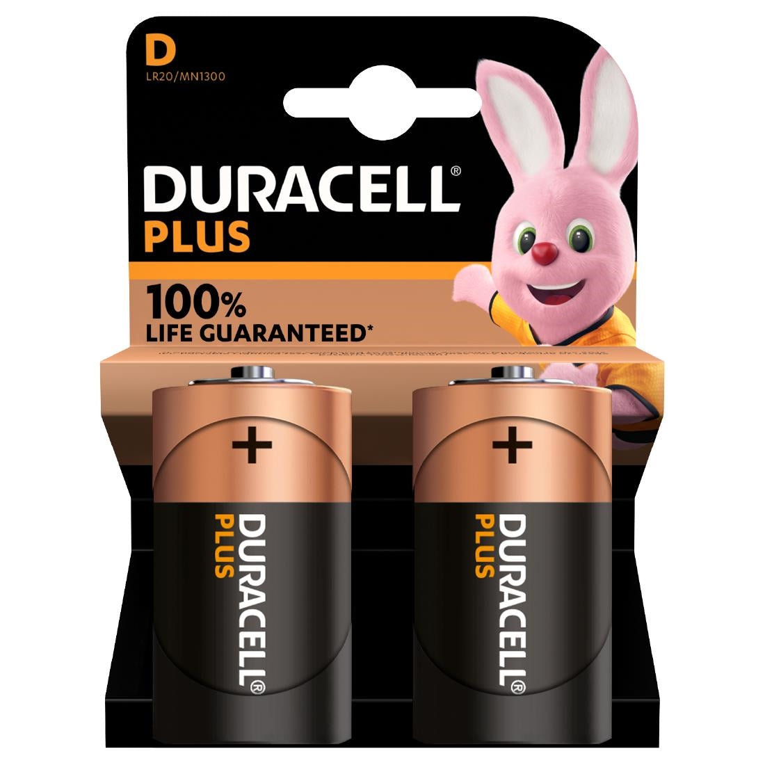 CH293 DuracellPlus D Batteries (Pack of 2) JD Catering Equipment Solutions Ltd