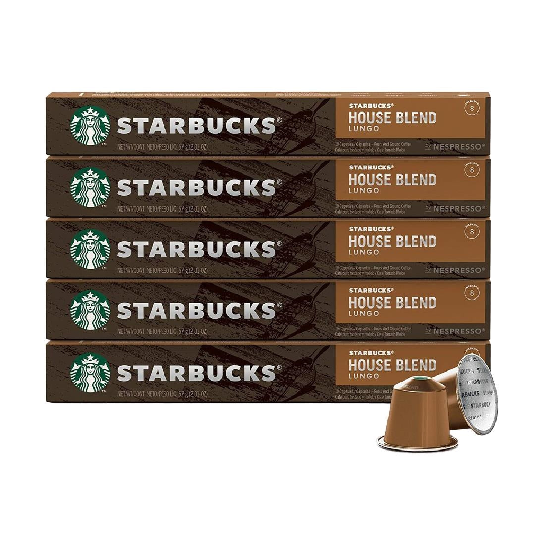 CH297 Starbucks House Blend Lungo Nespresso Coffee Pods (12 x 10) JD Catering Equipment Solutions Ltd