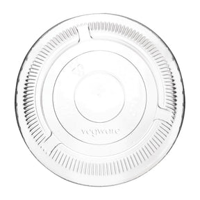 CH384 Vegware 96 Series Compostable Cold Cup Flat Lids No Hole 12/16oz (Pack of 1000) JD Catering Equipment Solutions Ltd