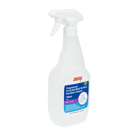 CH510 Jantex Virucidal Surface Sanitiser Ready To Use Fragranced 750ml JD Catering Equipment Solutions Ltd