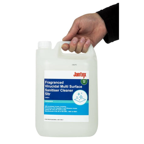 CH511 Jantex Virucidal Surface Sanitiser Concentrate Frangranced 5Ltr JD Catering Equipment Solutions Ltd