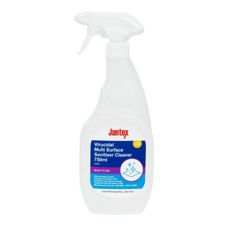 CH512 Jantex Virucidal Surface Sanitiser Ready To Use 750ml JD Catering Equipment Solutions Ltd