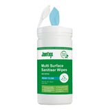 CH650 Jantex Green Surface Sanitiser Wipes Starter Tub 200mm (Pack of 200) JD Catering Equipment Solutions Ltd