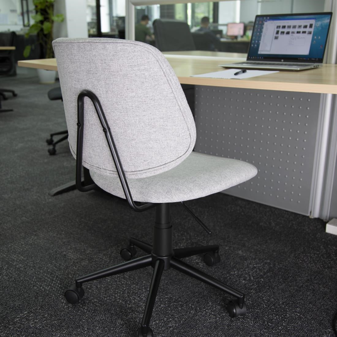 CH742 Bolero Office Chair Grey JD Catering Equipment Solutions Ltd