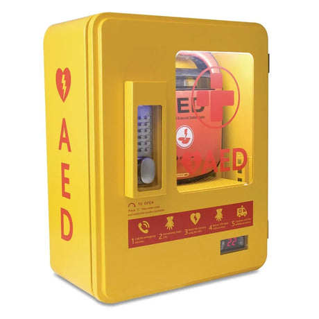 CH788 Automated External Defibrillator Alarmed Outdoor Heated Metal Cabinet - JD Catering Equipment Solutions Ltd