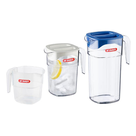 CH929 Araven Transparent Polycarbonate Pitcher - 1.4Ltr 47oz JD Catering Equipment Solutions Ltd