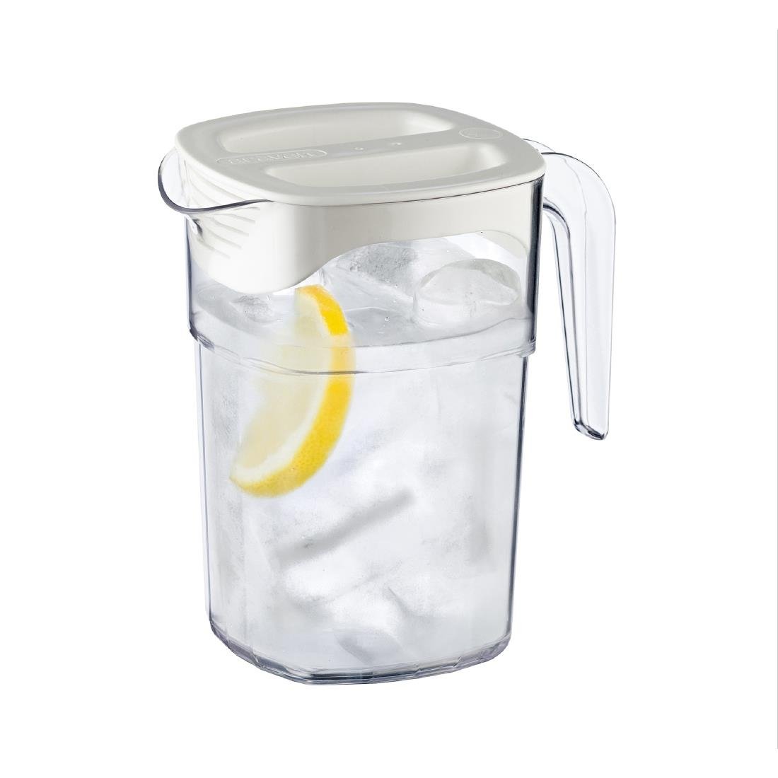 CH932 Araven White Polycarbonate Jug - 1.4Ltr 47oz JD Catering Equipment Solutions Ltd