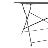 CH968 Bolero Pavement Style Folding Table Black 1100mm x 700mm JD Catering Equipment Solutions Ltd